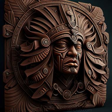 3D model st aztec (STL)